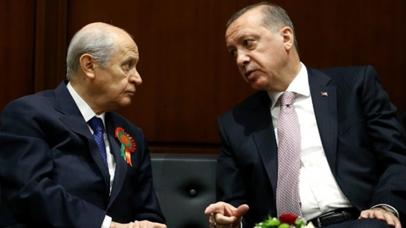 Cumhurbaşkanı Erdoğan, Bahçeli'yle görüştü