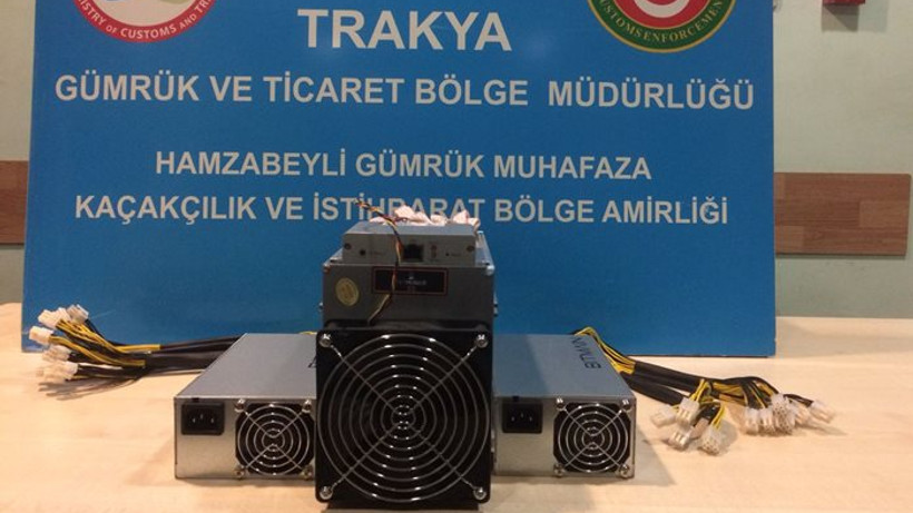 Bitcoin madencileri gümrüğe takıldı