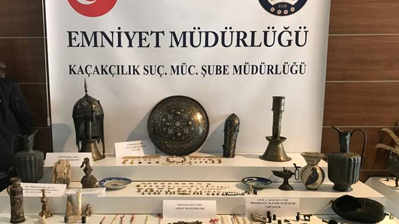 İstanbul'da 242 parça tarihi eser ele geçirildi