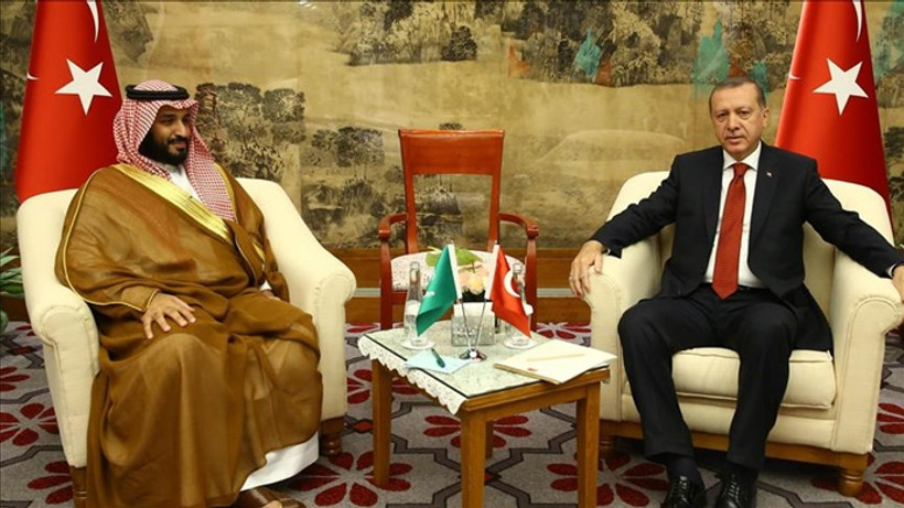 Erdoğan, Muhammed bin Selman'la görüştü