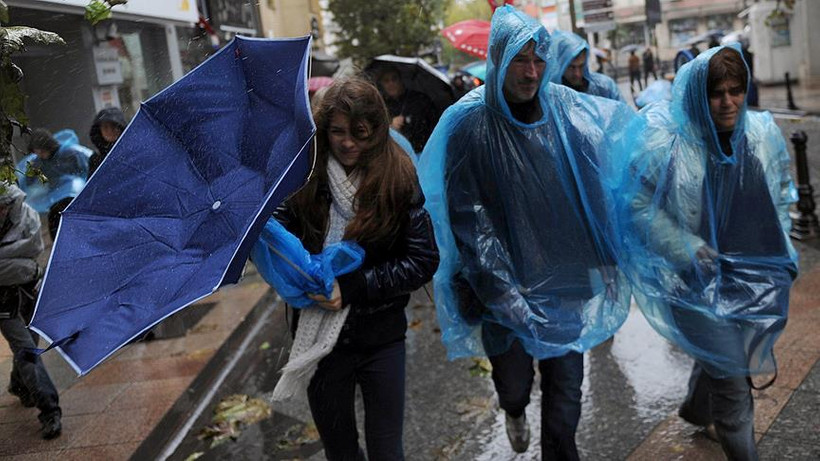 Meteorolojiden 5 bölge için fırtına uyarısı