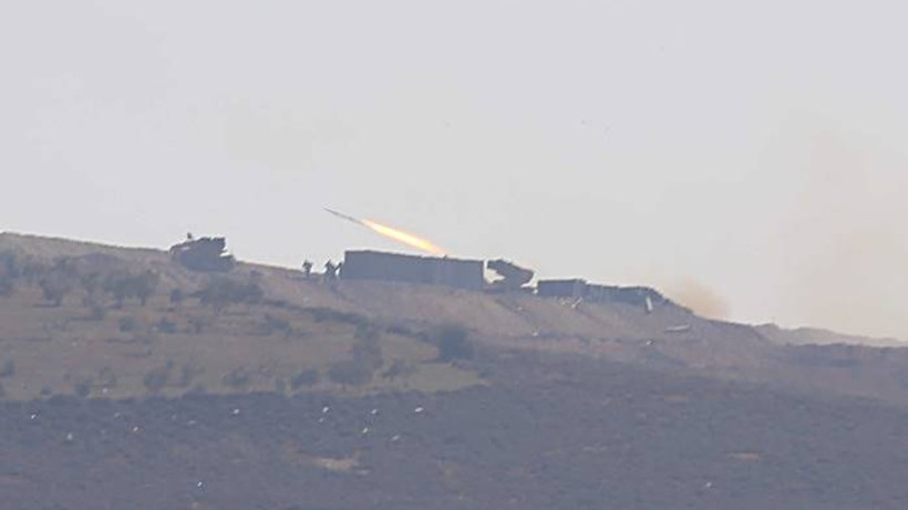Terör mevzileri çoklu roketatarlarla ateş altına alındı