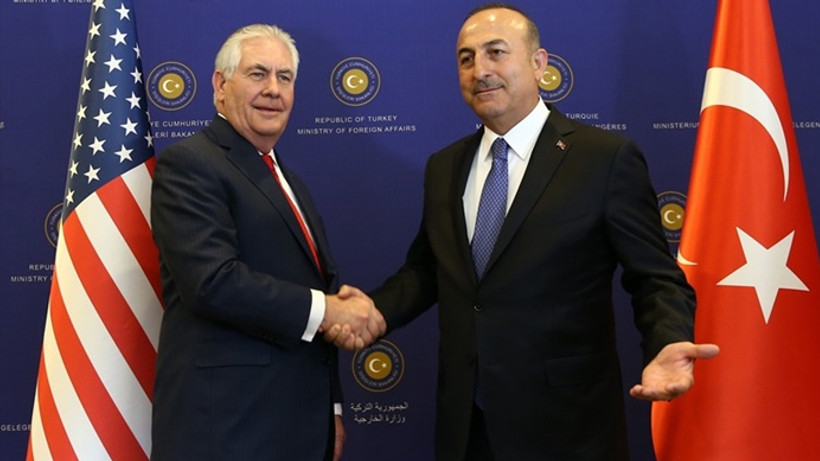 Dışişleri Bakanı Çavuşoğlu, Tillerson ile görüştü