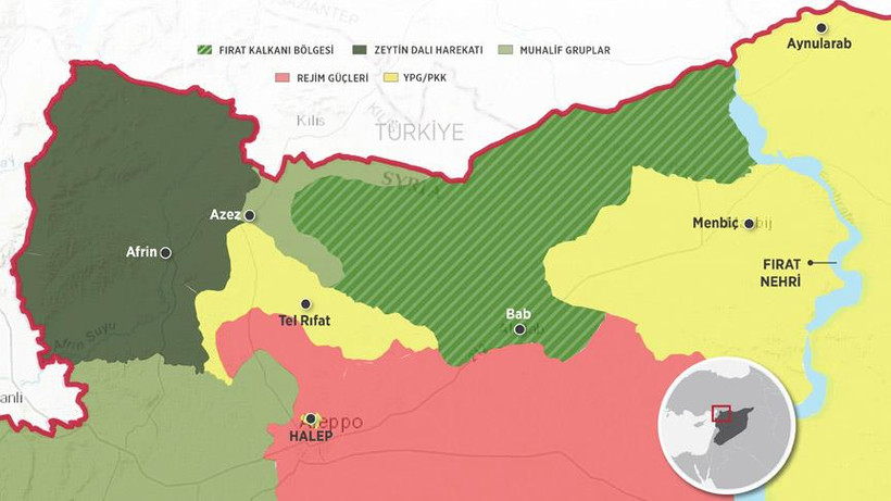 Zeytin Dalı, hedefine Tel Rıfat'la ulaşacak