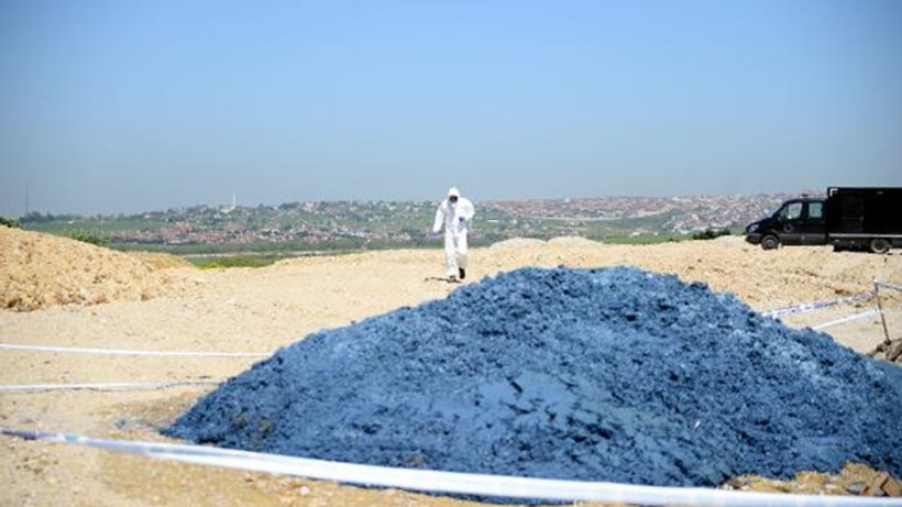 Büyükçekmece'de kimyasal atık alarmı