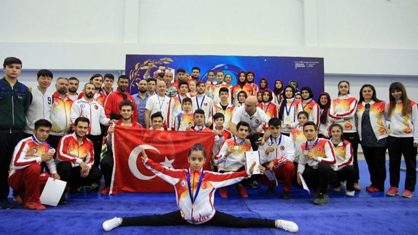 Wushu Şampiyonası'nda 25 madalya