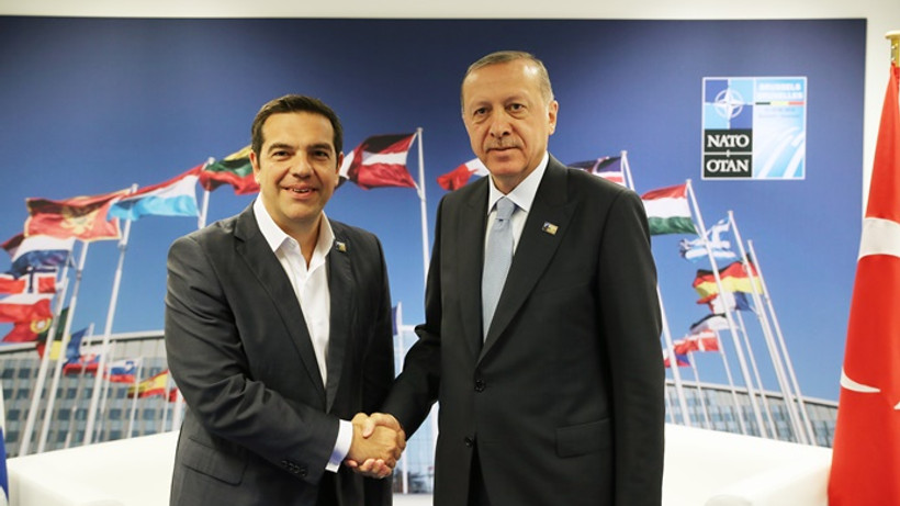 Cumhurbaşkanı Erdoğan, Çipras ile görüştü