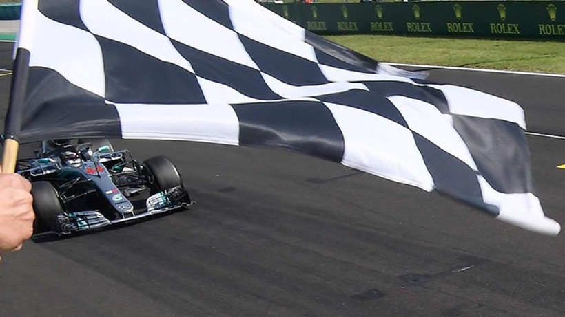 Macaristan'da kazanan Hamilton