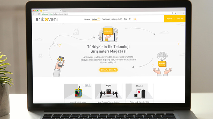 Girişimlere özel ilk pazar yeri açıldı