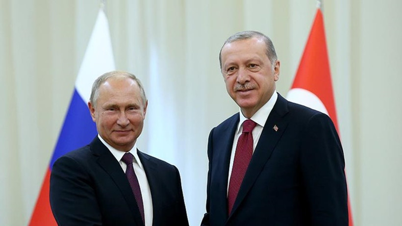 Erdoğan Rusya'da Putin ile görüşecek