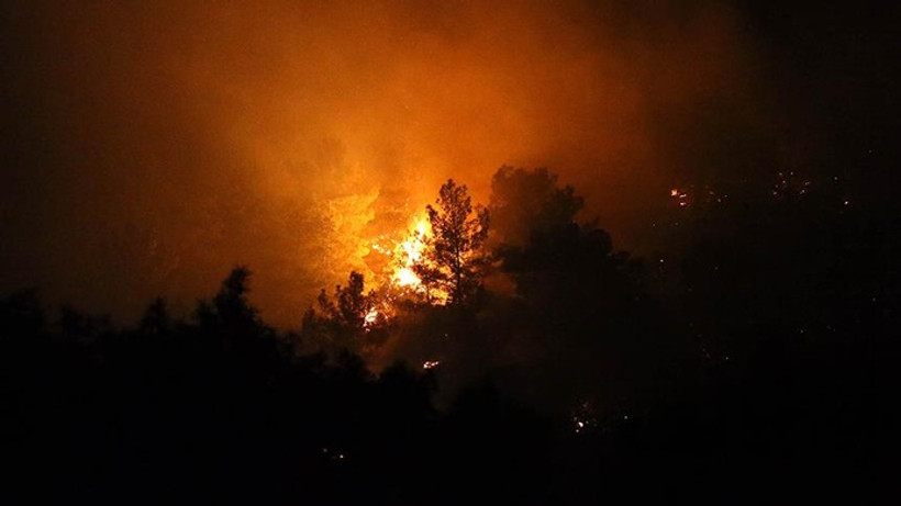Antalya'da orman yangını