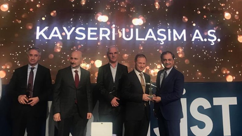 Kayseri Ulaşım, verimlilikte Türkiye birincisi oldu