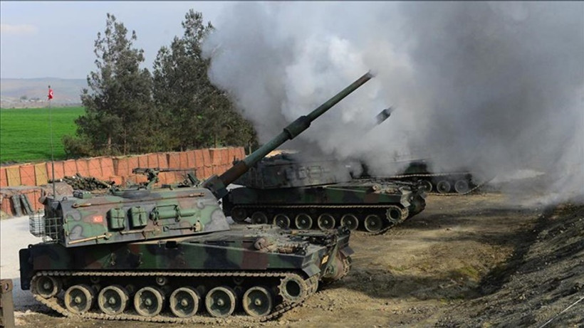 TSK, Tel Rıfat'taki YPG mevzilerini vurdu