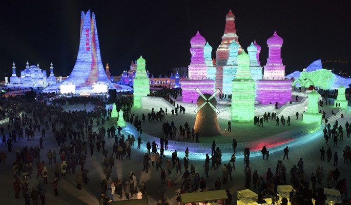 Harbin buz festivali başladı - Sayfa 1
