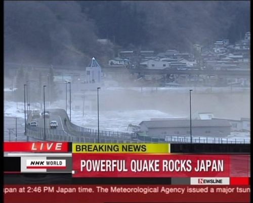 Japonya'daki deprem ve tsunamiden ilk görüntüler - Sayfa 1