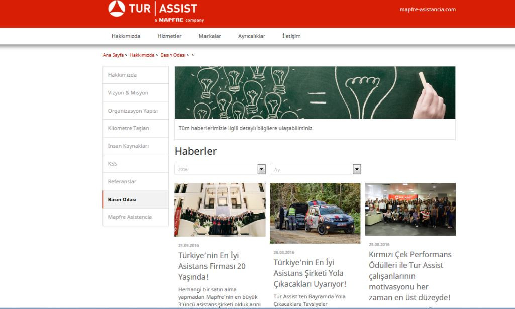 tur assist internetteki yuzunu yeniledi sirket haberleri