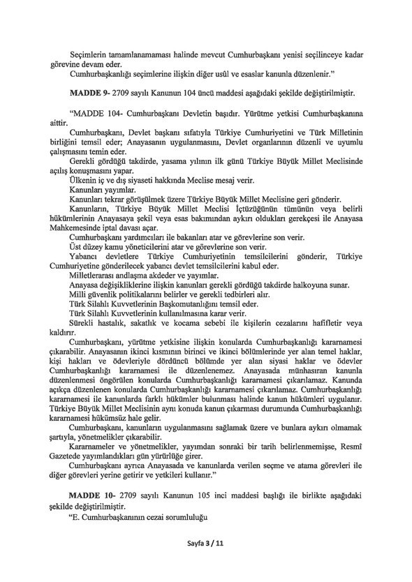 İşte 21 maddelik Yeni Anayasa teklifi - Sayfa 4