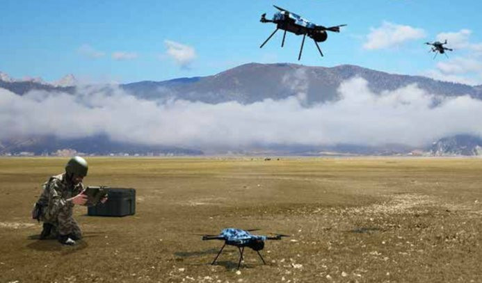 Kamikaze drone'lar göreve hazır