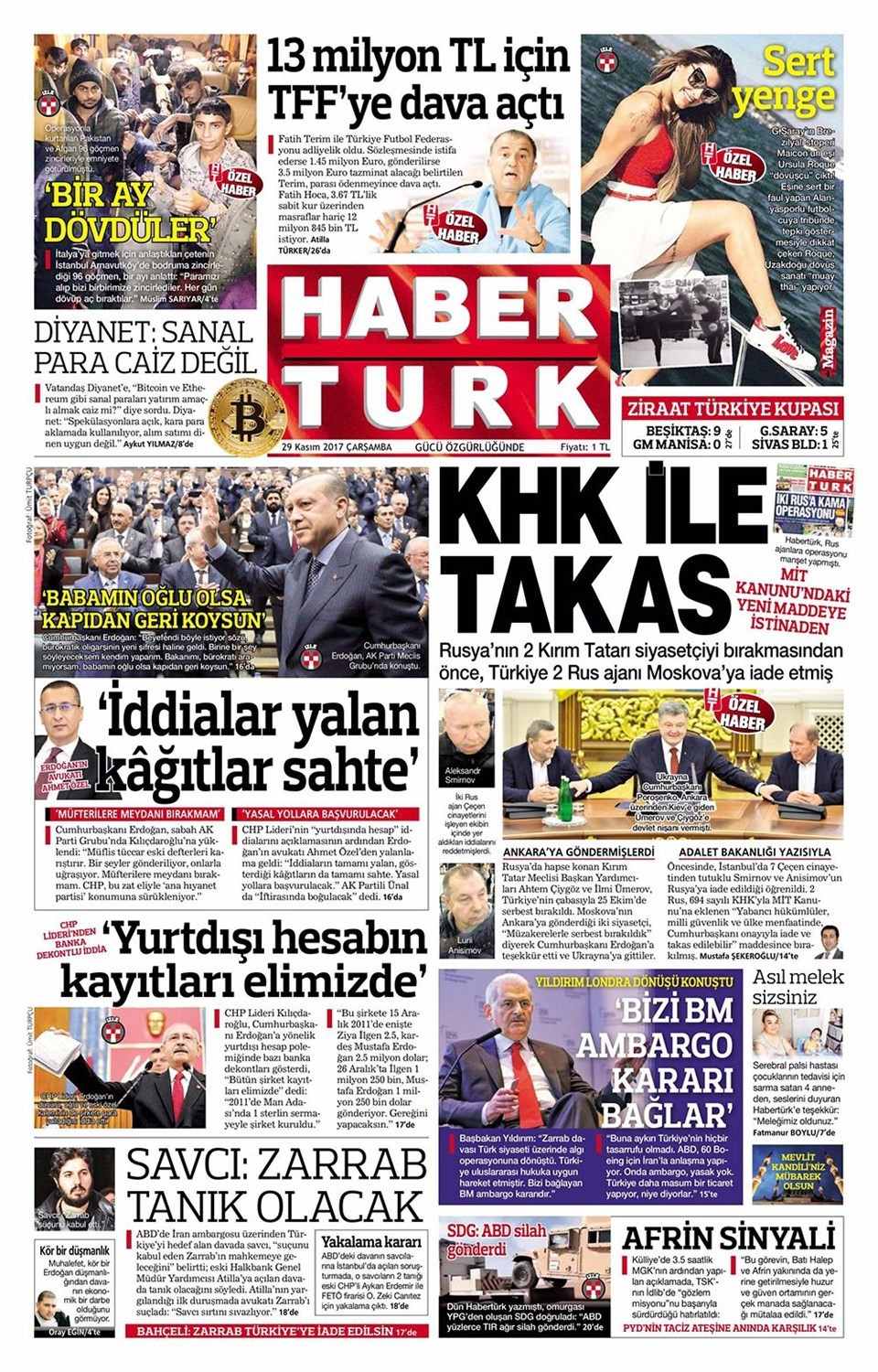 Günün gazete manşetleri (29 Kasım 2017) - Sayfa 4