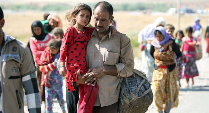Irak'ta 180 bin kişi mecburi göç etti