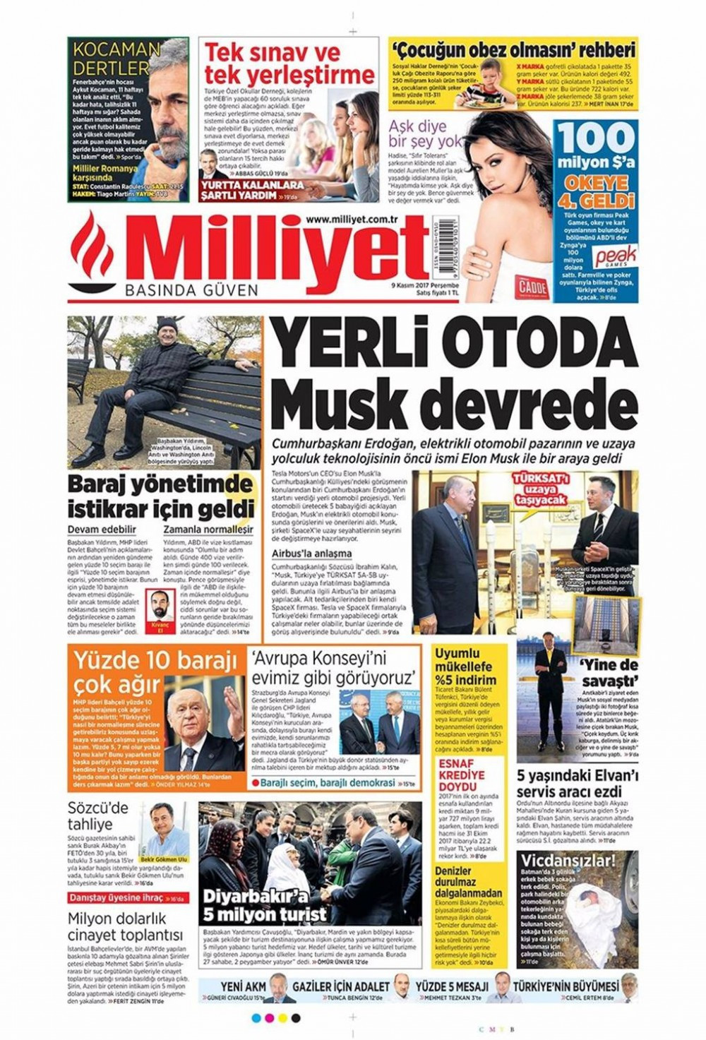 Günün gazete manşetleri (9 Kasım 2017) - Sayfa 3