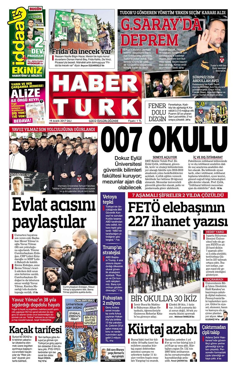 Günün gazete manşetleri (19 Aralık 2017) - Sayfa 4