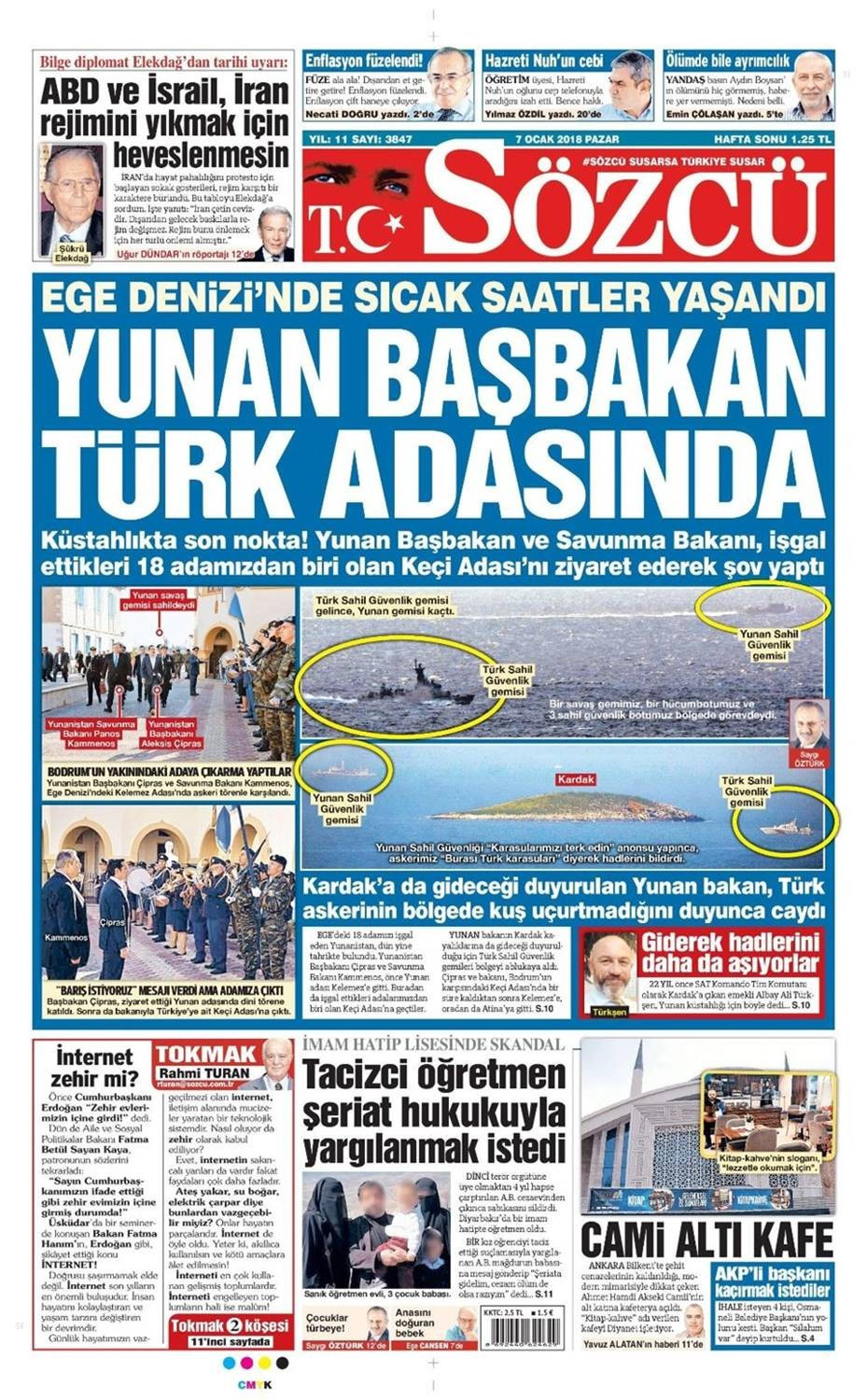 Günün gazete manşetleri (7 Ocak 2018) - Sayfa 4