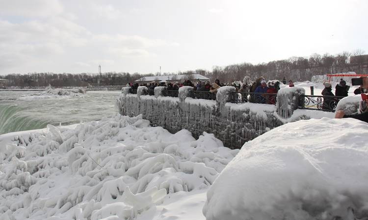 Niagara Şelaleleri buz akıyor - Sayfa 3