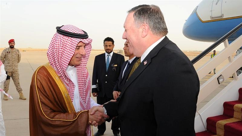 ABD Dışişleri Bakanı Pompeo, Suudi Arabistan'da 