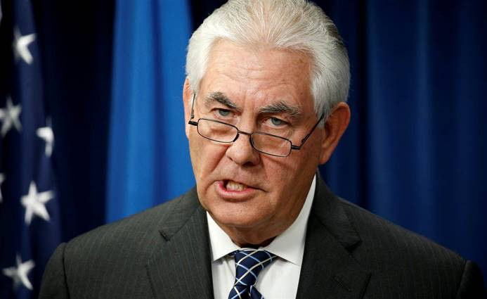 Tillerson: Suriye'nin kuzeybatısındaki gelişmelerden kaygılıyız