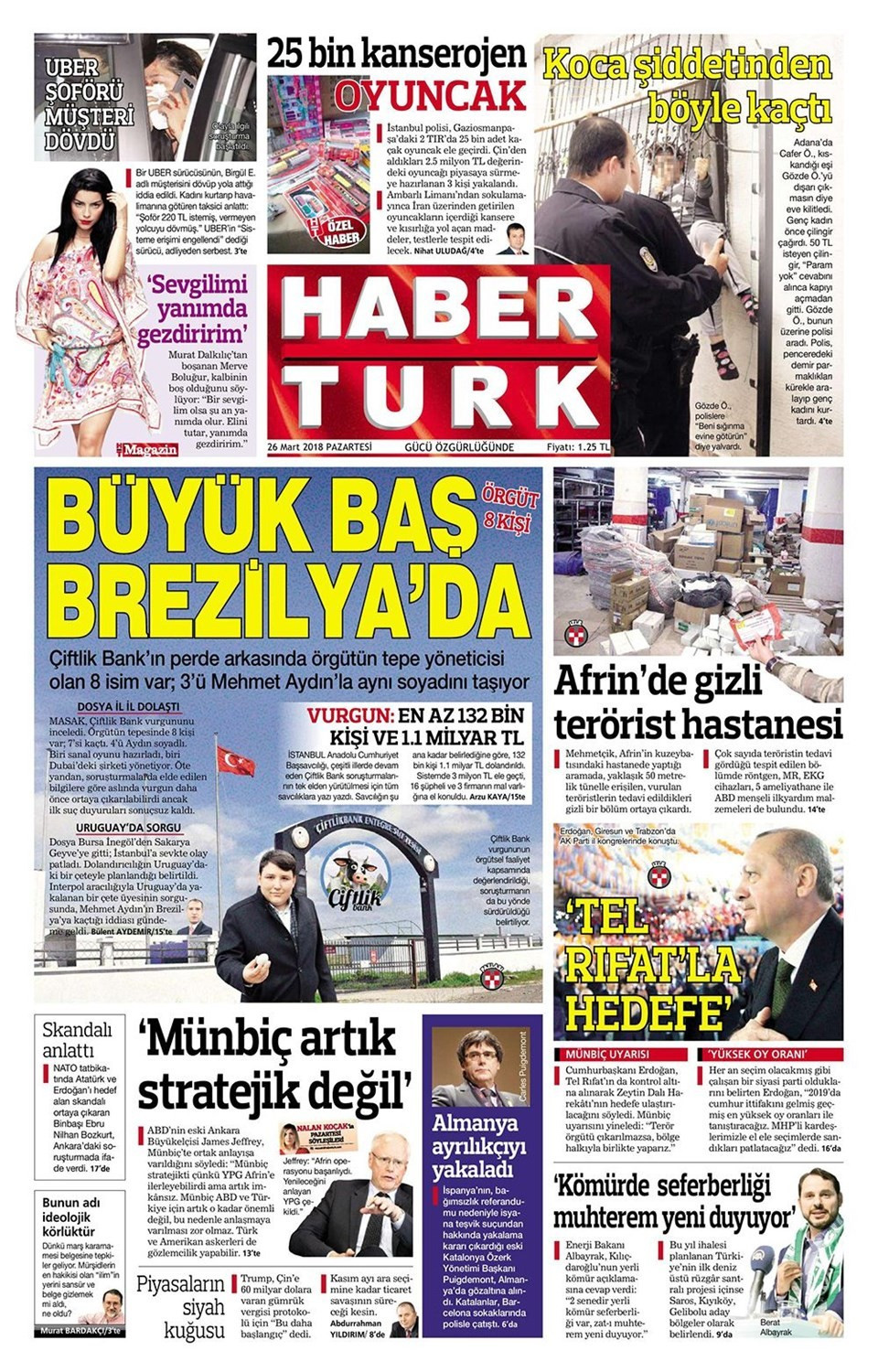 Günün gazete manşetleri (26 Mart 2018) - Sayfa 4