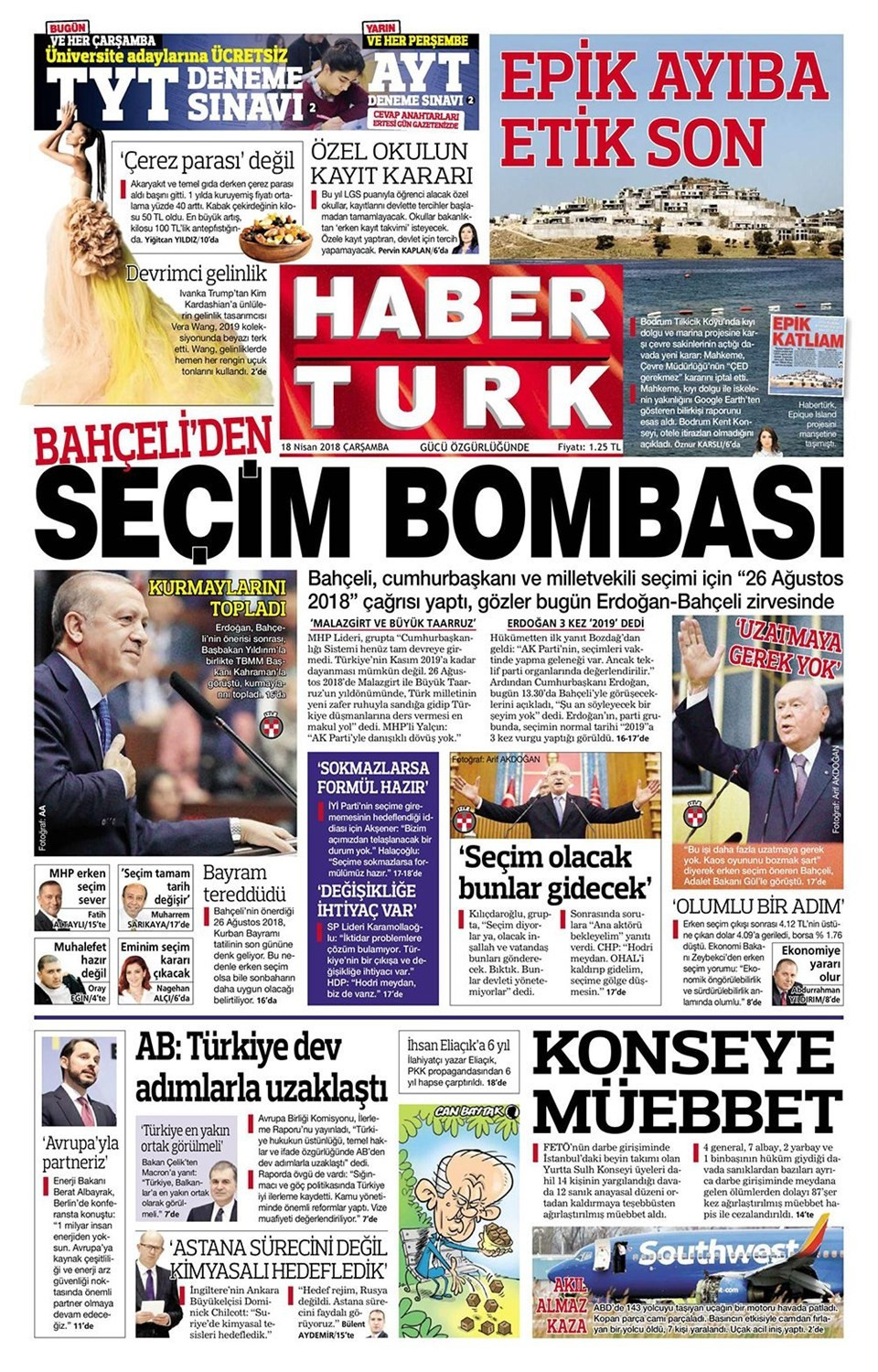 Günün gazete manşetleri (18 Nisan 2018) - Sayfa 4