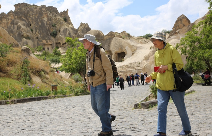 Kapadokya'ya gelen turist sayısında büyük artış