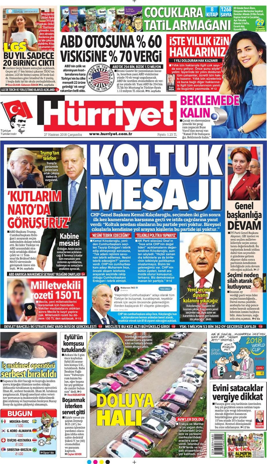 Günün gazete manşetleri (27 Haziran 2018) - Sayfa 2
