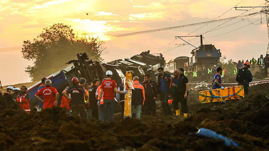 Tekirdağ'da tren kazası: 24 ölü, 124 yaralı