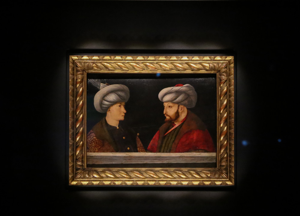 Fatih'in portresi İstanbul'un kurtuluşunun 97. yıl dönümünde sergide