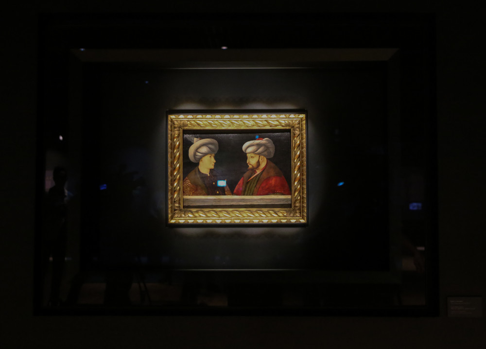 Fatih'in portresi İstanbul'un kurtuluşunun 97. yıl dönümünde sergide