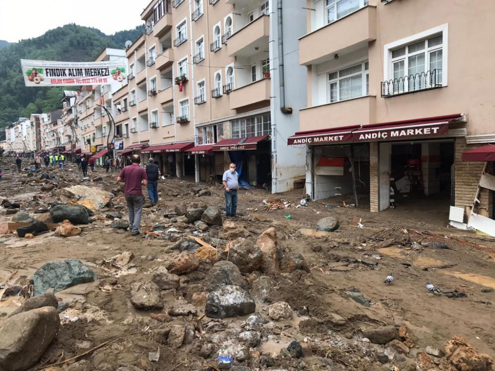 Giresun'da felaket! İşte selden geriye kalanlar