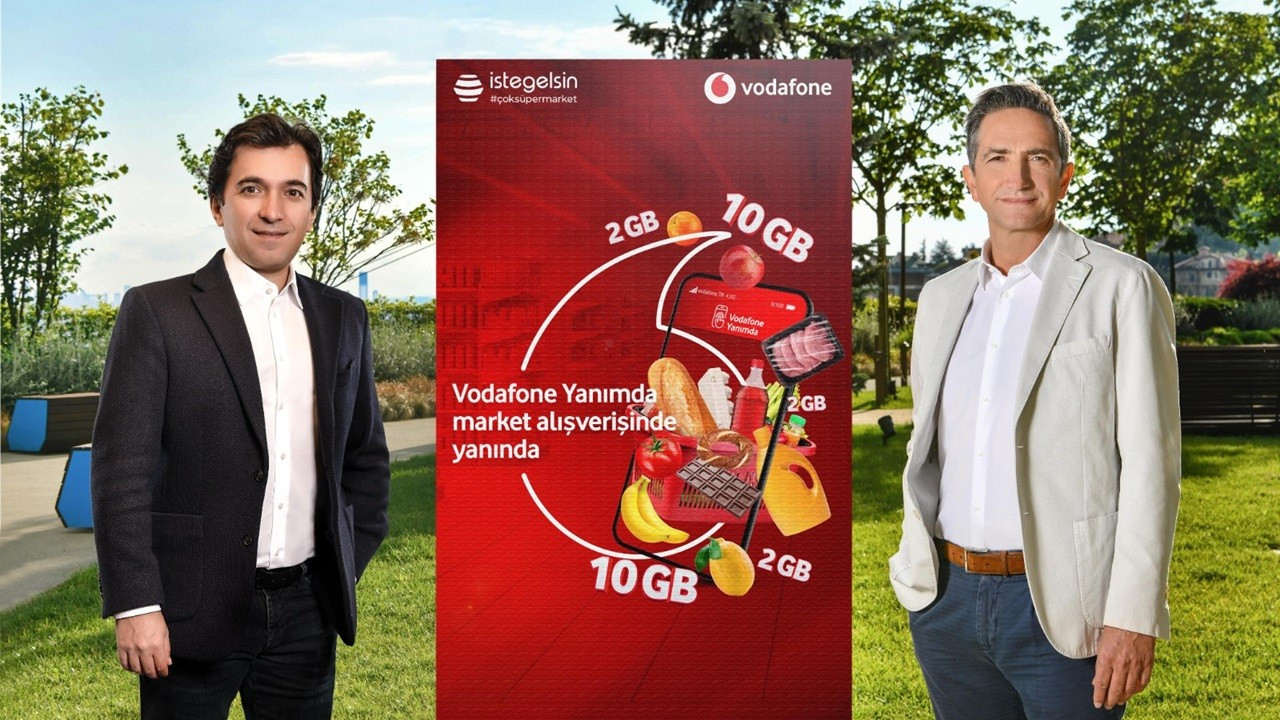 Vodafone, 'Süpermarket Yanımda' ile ayda 100 bin alışveriş hedefliyor