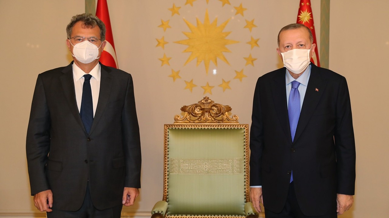Cumhurbaşkanı Erdoğan, TÜSİAD Başkanı Kaslowski ile görüştü