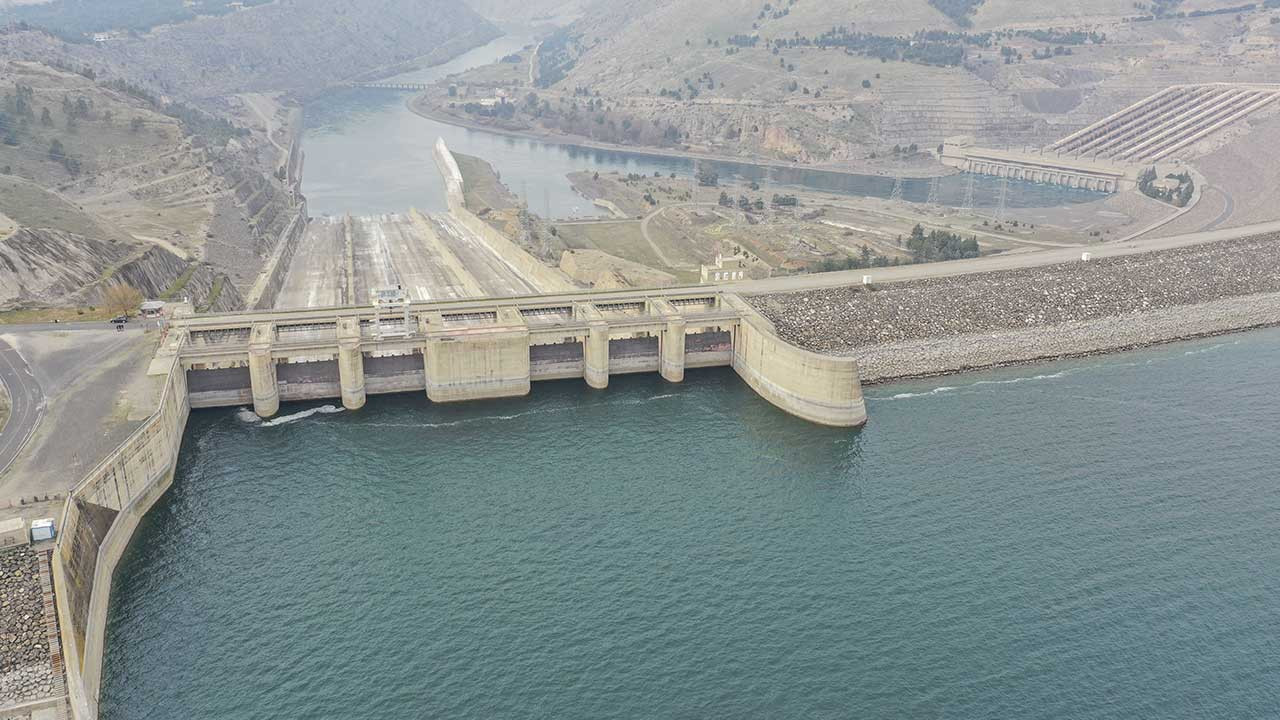 Atatürk Barajı'ndan 2020'de ekonomiye 7,2 milyar kilovatsaatlik katkı
