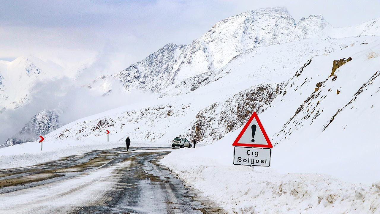Doğu Karadeniz ve Doğu Anadolu için çığ uyarısı