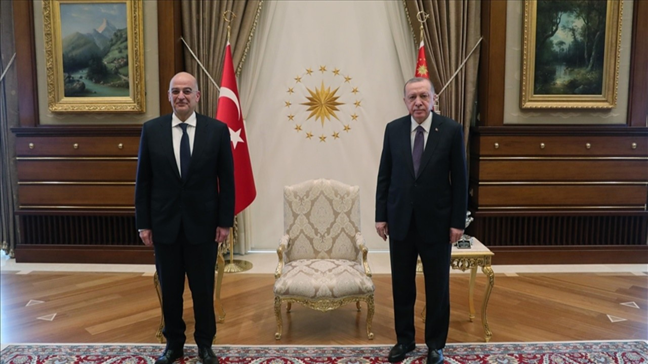Cumhurbaşkanı Erdoğan, Dendias'la bir araya geldi