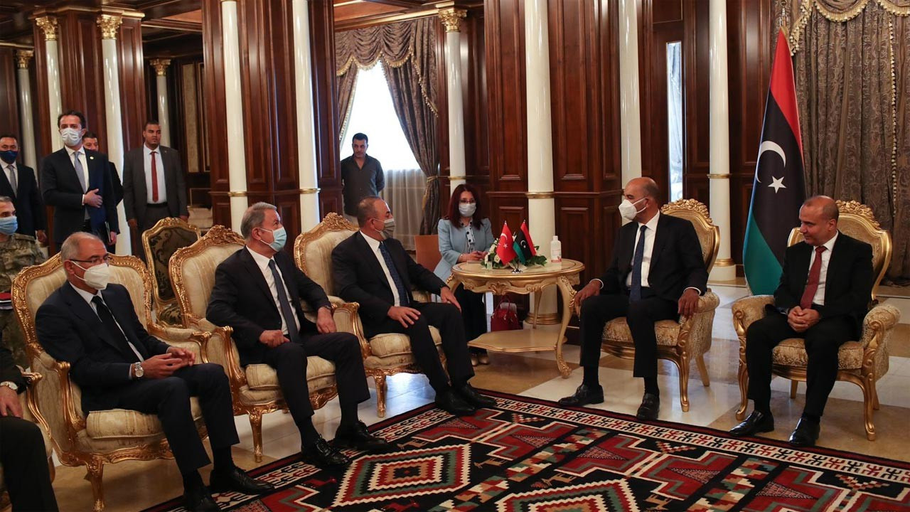 Dışişleri Bakanı Mevlüt Çavuşoğlu Libya'da
