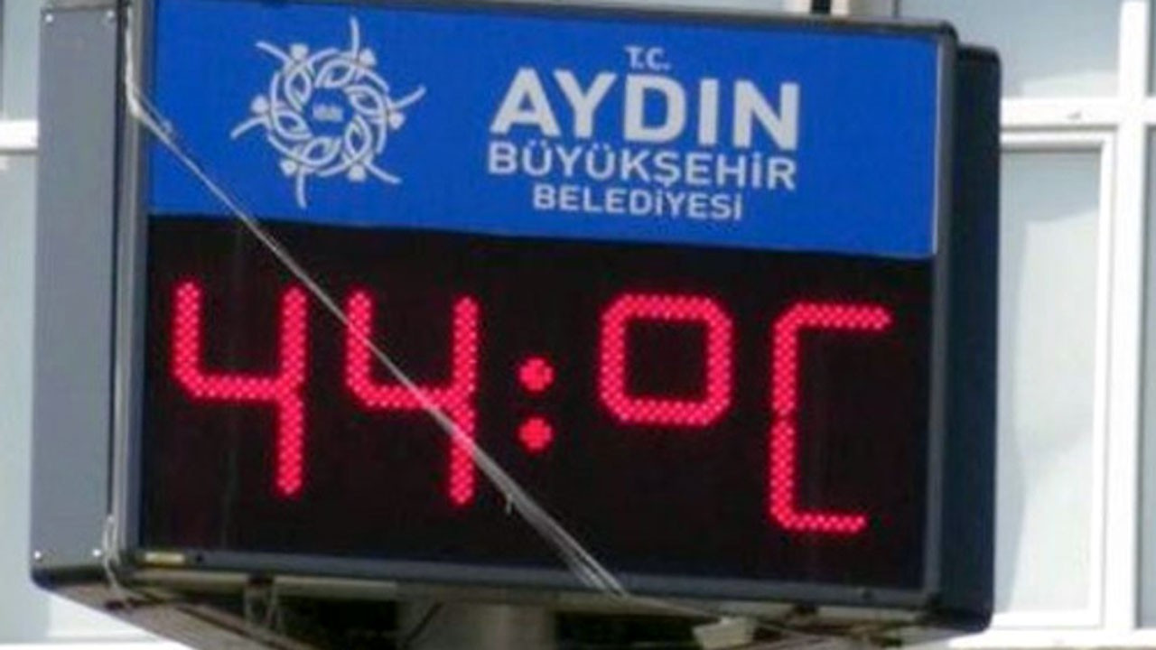 Aydın'da sıcaklık rekoru kırıldı