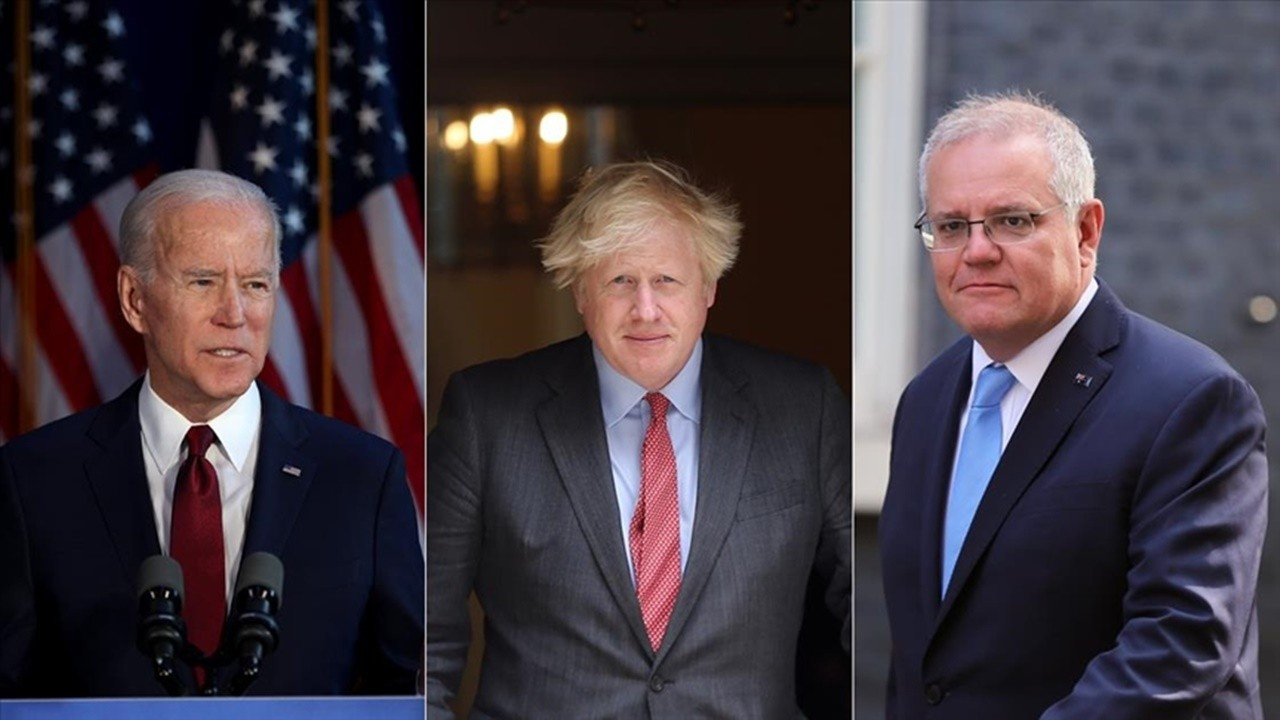 İngiltere, ABD ve Avustralya'dan Çin'e karşı güvenlik anlaşması