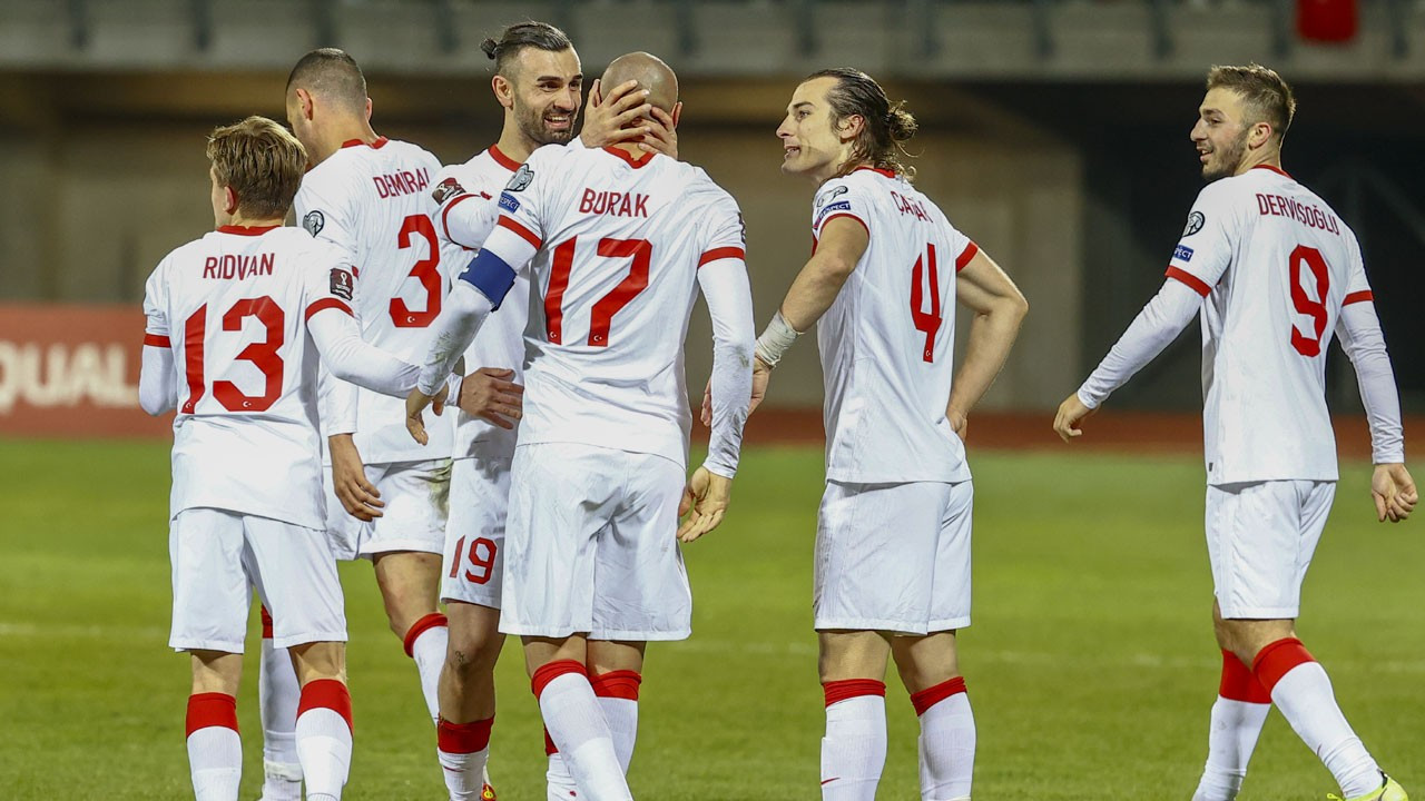 A Milli Takım Letonya'yı son dakika golüyle devirdi: 1-2