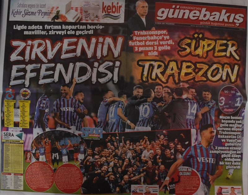 Yerel basında Trabzonspor-Fenerbahçe maçı - Sayfa 3