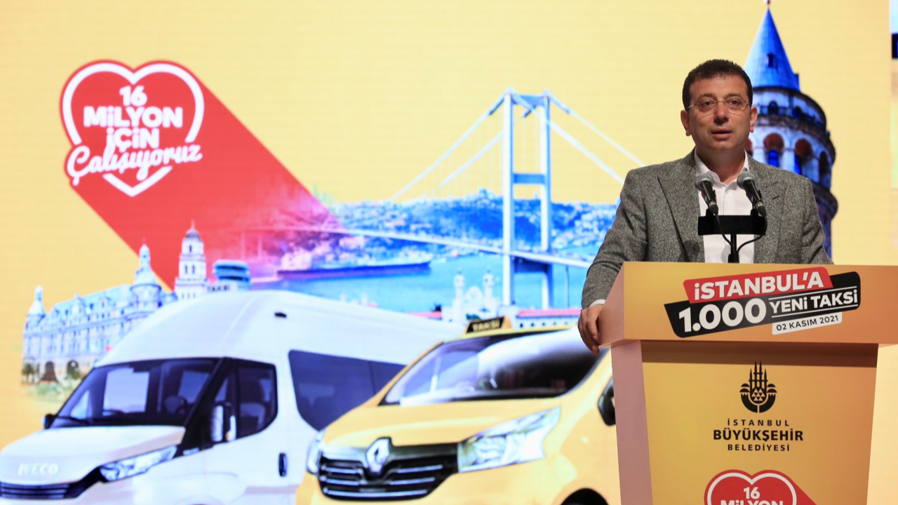 İmamoğlu: İstanbul'a 1000 yeni taksi hayırlı olsun