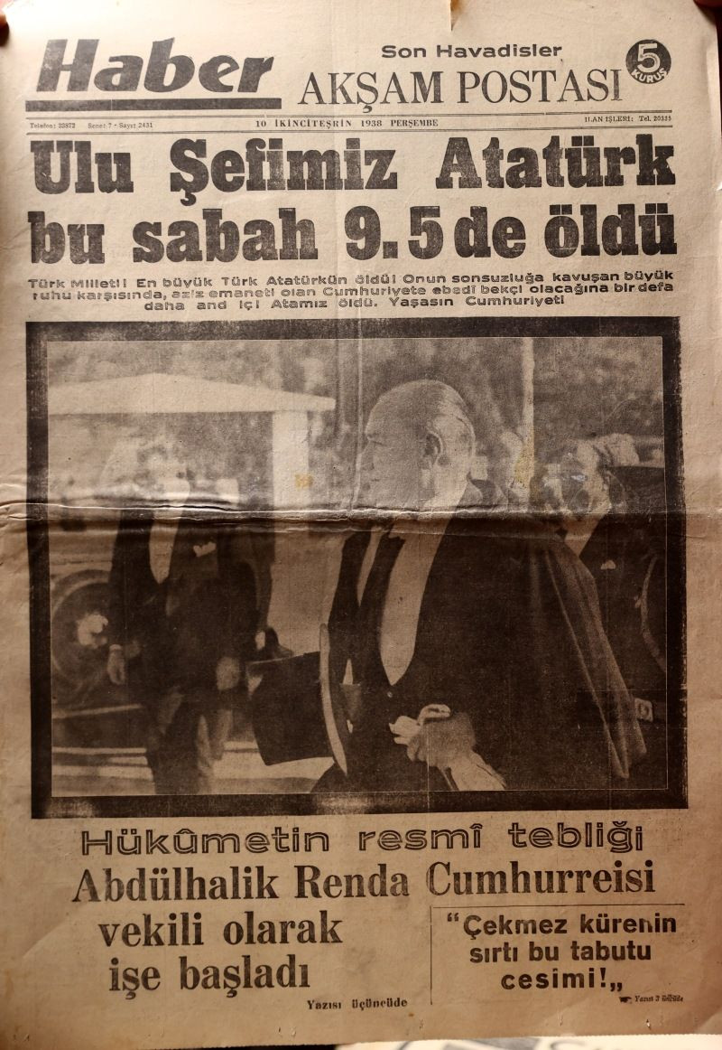 Tarihi 10 Kasım manşetleri: Sen ölmezsin Atatürk - Sayfa 4